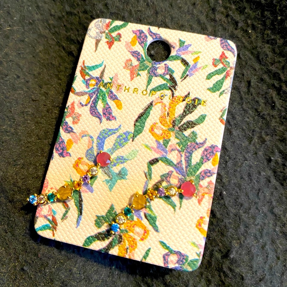 NWT Anthropologie colorful earrings